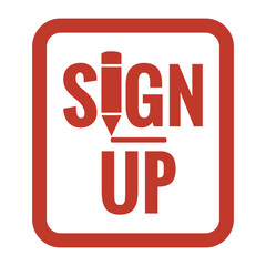 sign up button icon