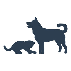 Friends Pet Icon on white background.