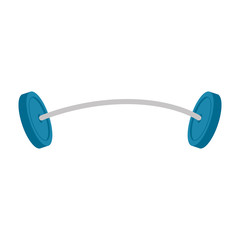 weight lifting device icon vector illustration design