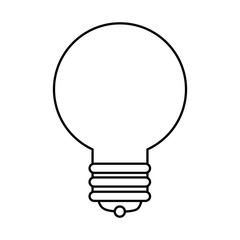 bulb light isolated icon vector illustration design