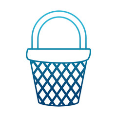 Empty basket market icon vector illustration graphic design