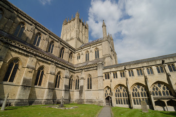 Fototapeta na wymiar Wells Cathedral Somerset, England