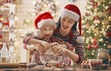 cooking Christmas cookies