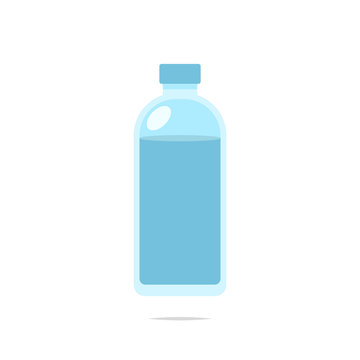 Bottle of water icon vector
