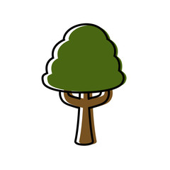 Tree nature ecology icon vector illustration graphic design