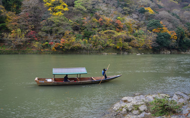 Landscape of Arashiyama in Kyoto, Japan