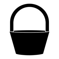 Empty basket market icon vector illustration graphic design