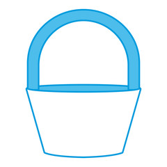 Empty basket market icon vector illustration graphic design