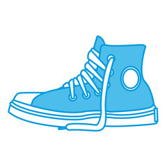 Classic urban shoe icon vector illustration graphic design