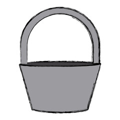 Empty basket market icon vector illustration graphic design