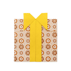 Origami paper present box