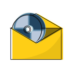 CD in envelope icon