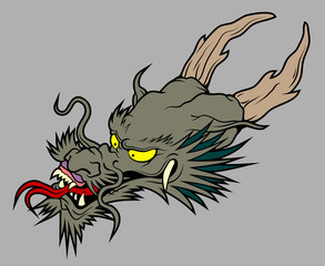 The head of the Chinese dragon