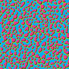 Vector abstract seamless pattern with spots.