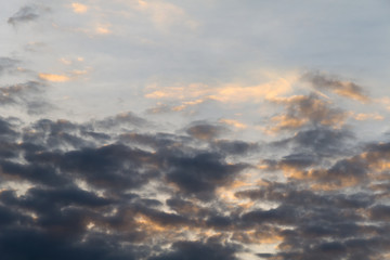 Sky Background at Sunset time.