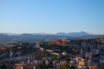 Obraz premium Panoramic view of Agrigento, Sicily