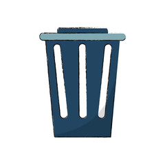 trash bucket icon