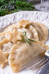 traditional christmas pierogi