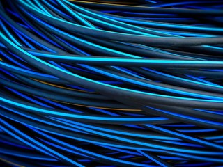 Electrical Cable Wires Background - obrazy, fototapety, plakaty