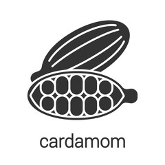Cardamom glyph icon