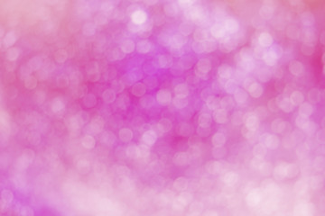 Pink color glitter vintage lights,bokeh for blur background.