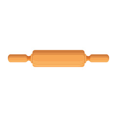 wooden roller isolated icon vector illustration design
