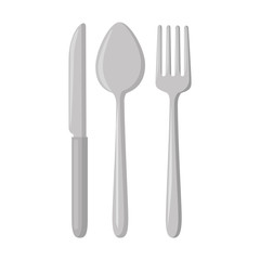 cutlery set isolated icon vector illustration design