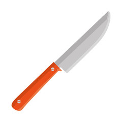 grill knife cutlery isolated icon vector illustration design