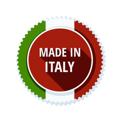 Made in Italy label illustration