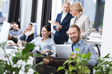 business people in office