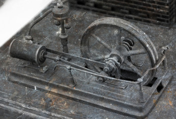 Vintage steam engine