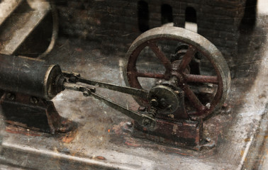 Vintage steam engine