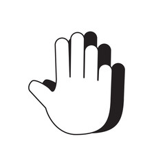 Fototapeta premium human hand icon