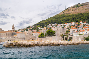 Wonderful city of Dubrovnik, Old town, Fortresses Lovrijenac and Bokar, Dubrovnik, Adriatic, Sea, Croatia, South Dalmatia, Europe