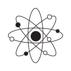 atom icon image - obrazy, fototapety, plakaty