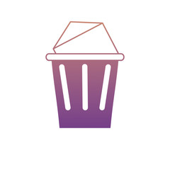 trash and envelope icon