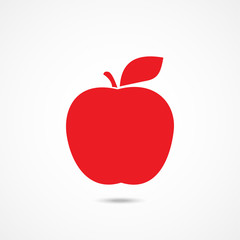 Apple icon on white