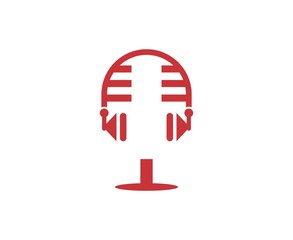 Fototapeta premium Microphone logo