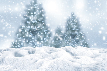 snow background 