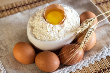 for the preparation of pasta products in the home. Selective focus.