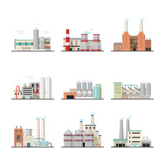 Buildings of industry plants and factory