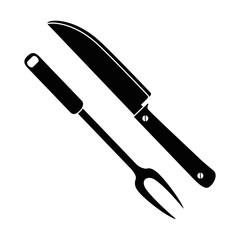 grill cutlery isolated icon vector illustration design