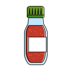 spices bottle isolated icon vector illustration design