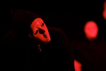 Man wearing a mask