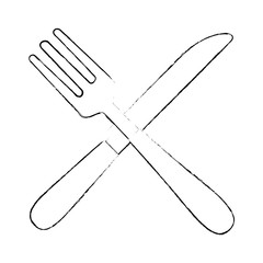 cutlery set isolated icon vector illustration design