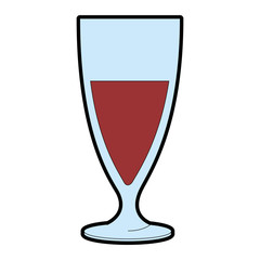 cup of champagne icon vector illustration design