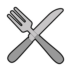 cutlery set isolated icon vector illustration design