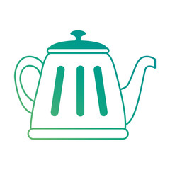 teapot elegant isolated icon vector illustration design