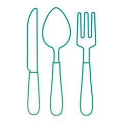 cutlery set isolated icon vector illustration design