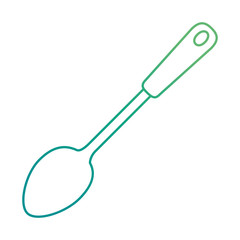 big spoon isolated icon vector illustration design